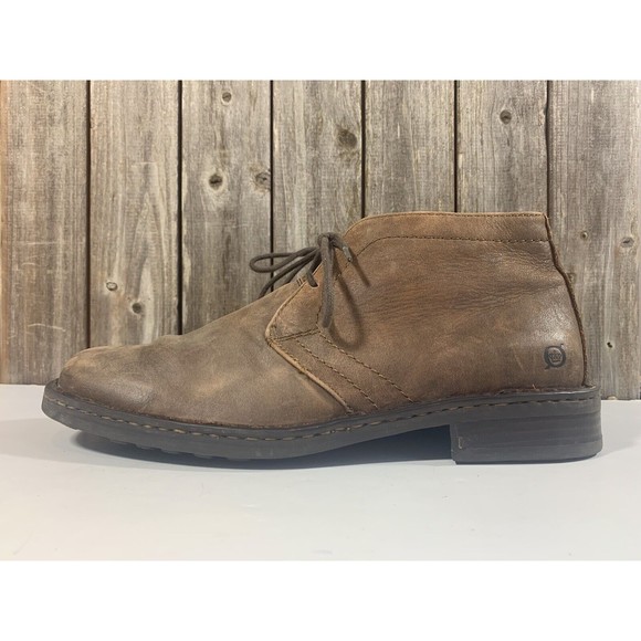 Born Harrison Chukka Brown Leather Boots Mens Shoe Size 10.5 - Picture 4 of 11